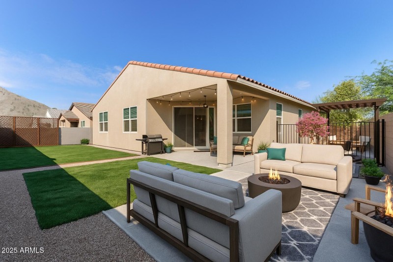 Virtual Backyard 2-4373 W Bush Bean Way.