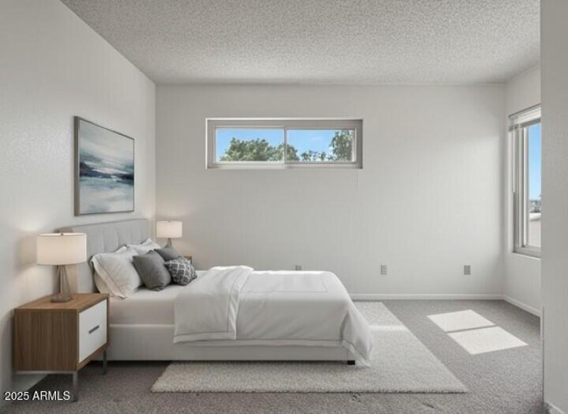 Staged Primary bedroom