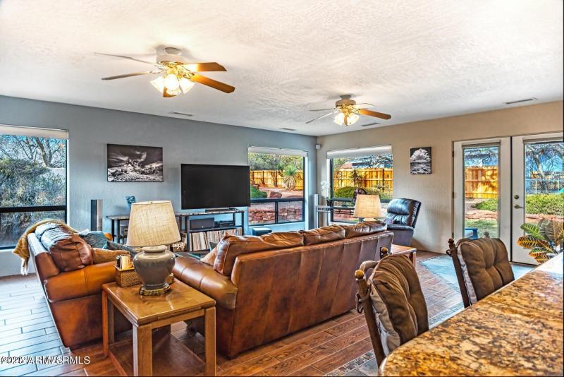 Huge great room with views