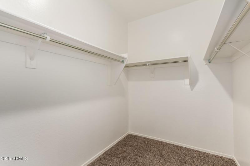 Spacious Primary Closet