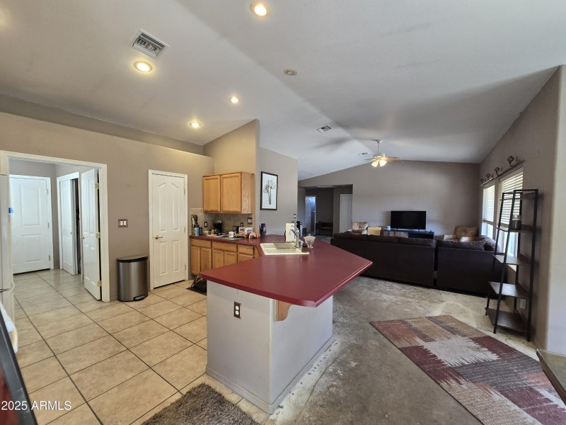 Kitchen to Greatroom