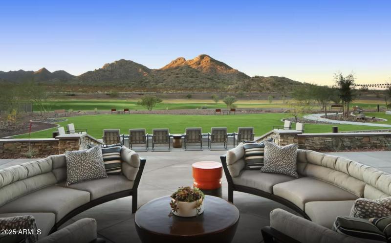 Clubhouse with mountain views