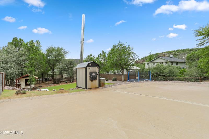 Driveway & Wood Furnace