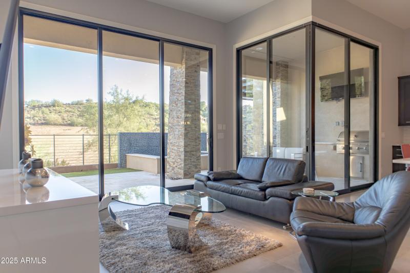 Great room to patio