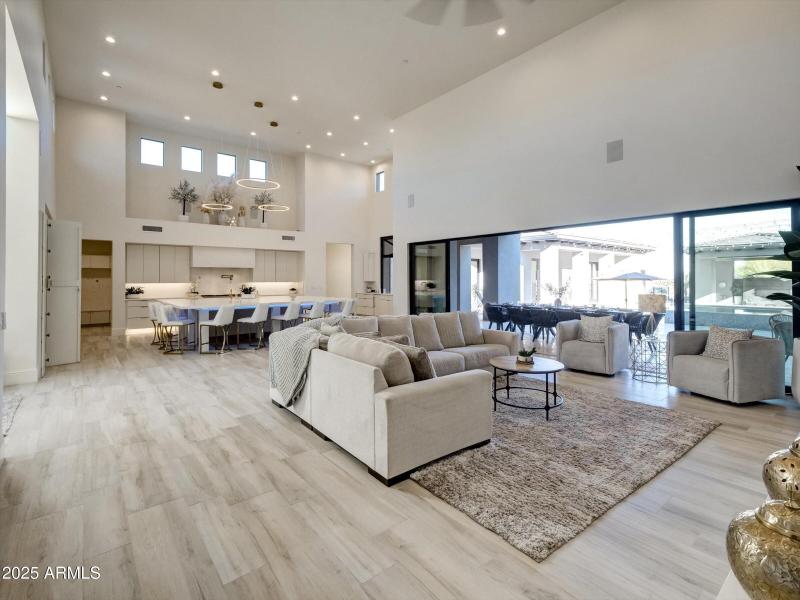 High ceilings throughout