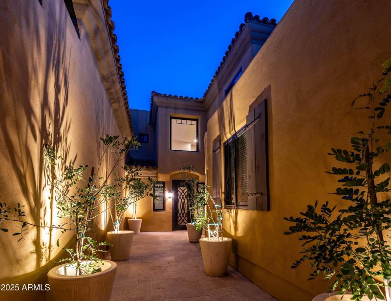 Front courtyard entry