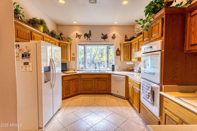 Kitchen with Bay Window