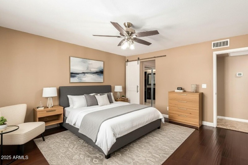 Primary Bedroom with Virtual Staging