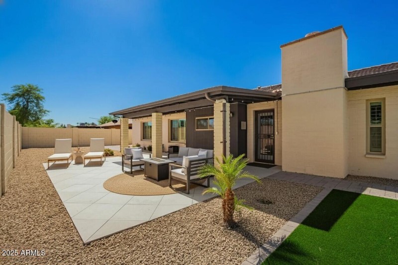 Backyard with Virtual Staging