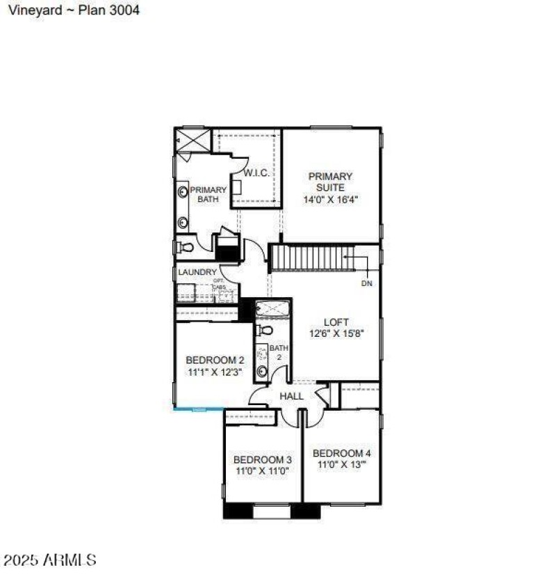 Vineyard Plan 3004 2nd Floor.1