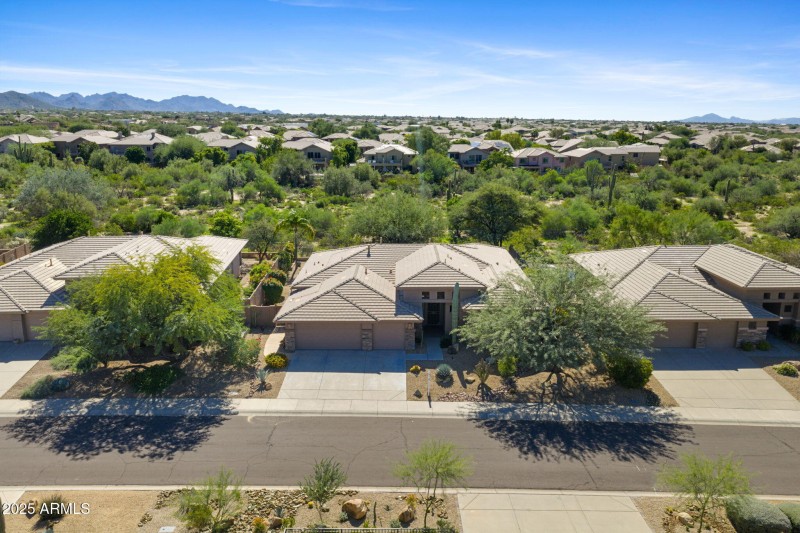 AERIAL VIEW OF THE HOUSE