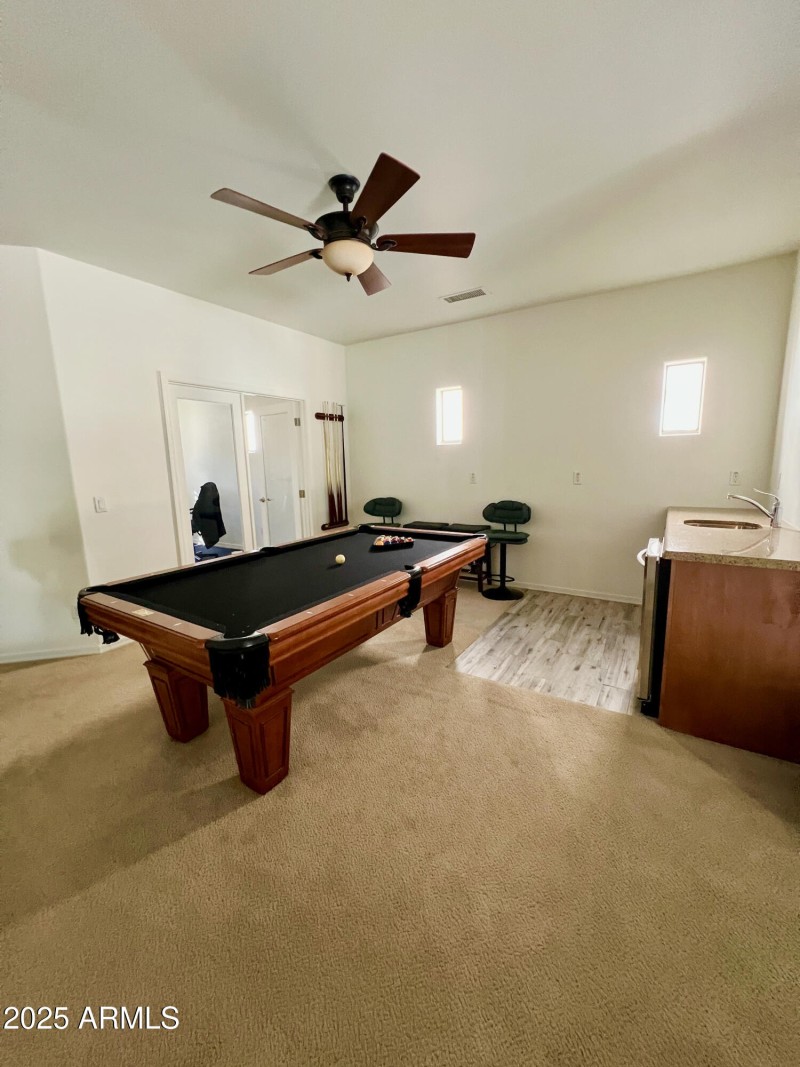 Loft with Pool Table