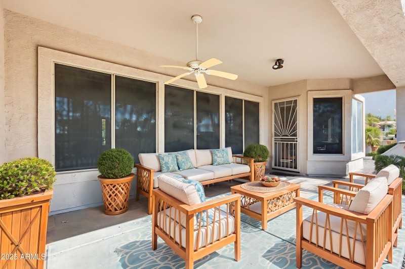 Back Patio - Virtually Staged