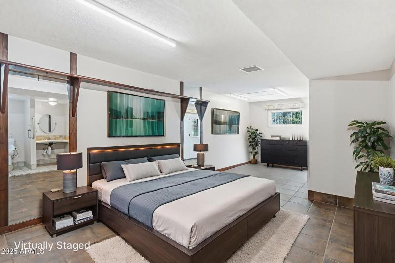 Virtually Staged Primary Bedroom