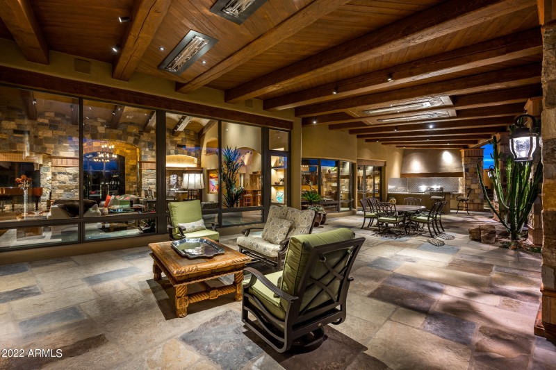 Back covered patio