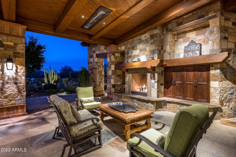 Back covered patio