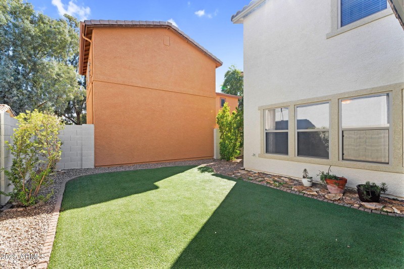 Backyard — Side Yard & Lawn