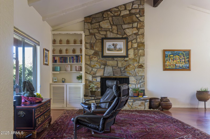 Natural Stone Gas Fireplace