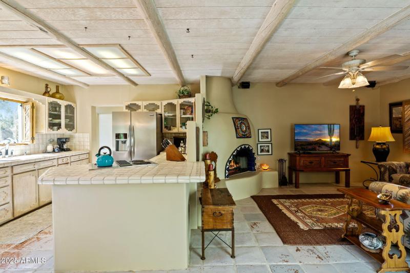 Kitchen and Living Room