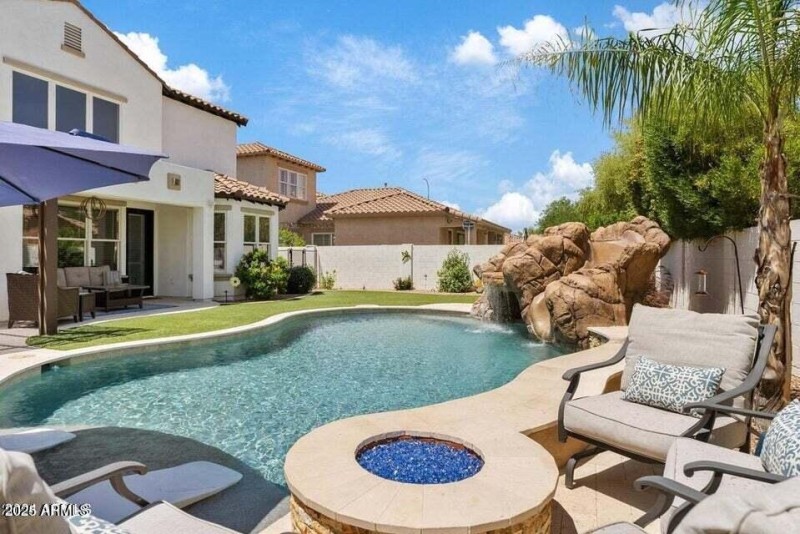 pool & fire pit