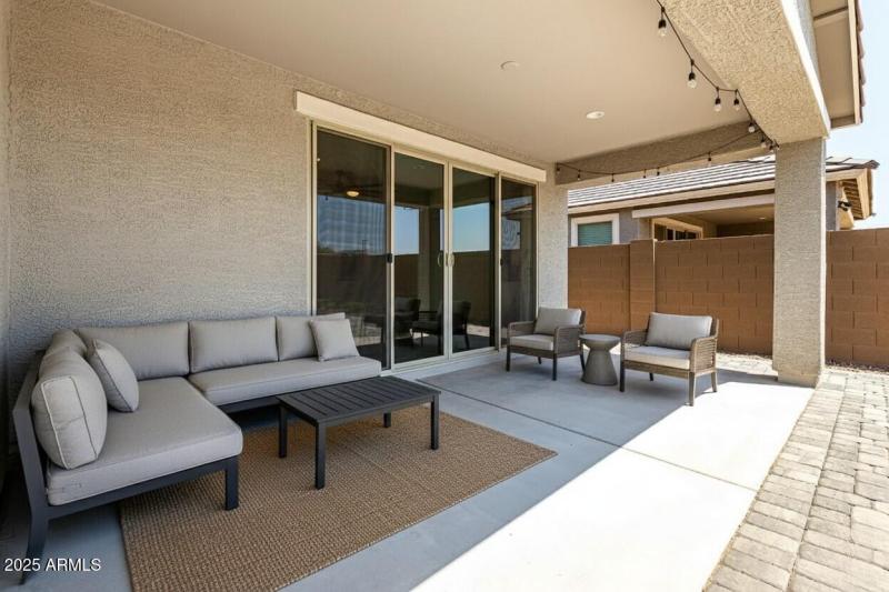 Covered Patio Virtual Staging