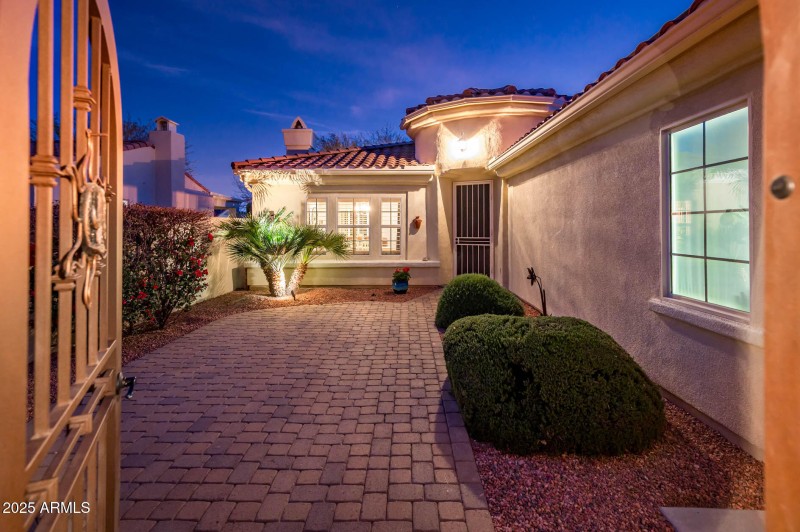 Large Paved Courtyard
