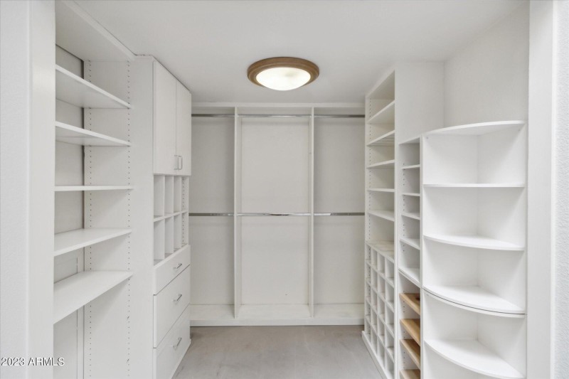 Primary Walk in Closet