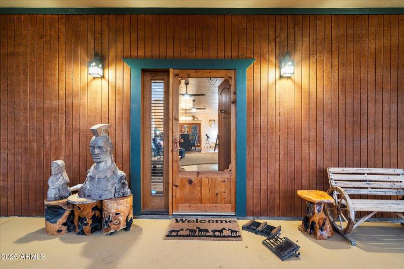 Front door to Main living room