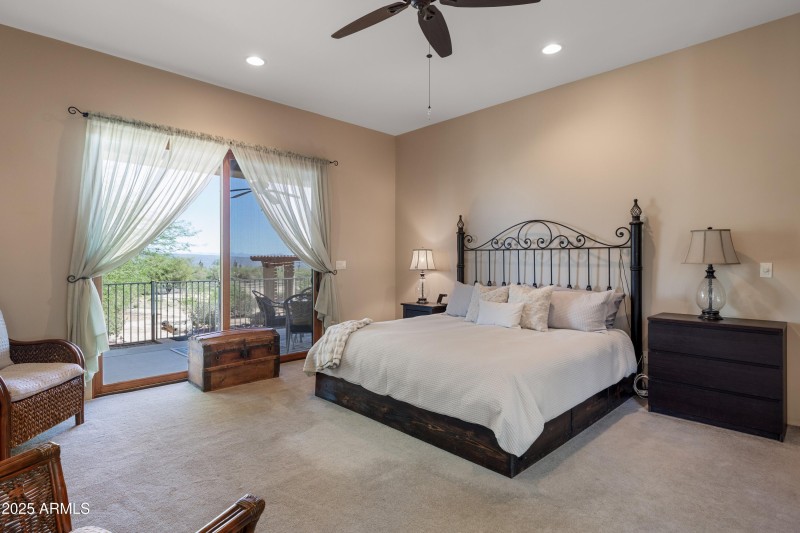 Primary Bedroom w/ Patio Access