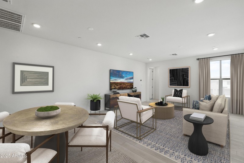 Virtually Staged Great Room