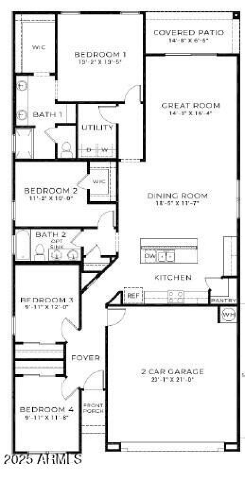 Mockingbird floorplan