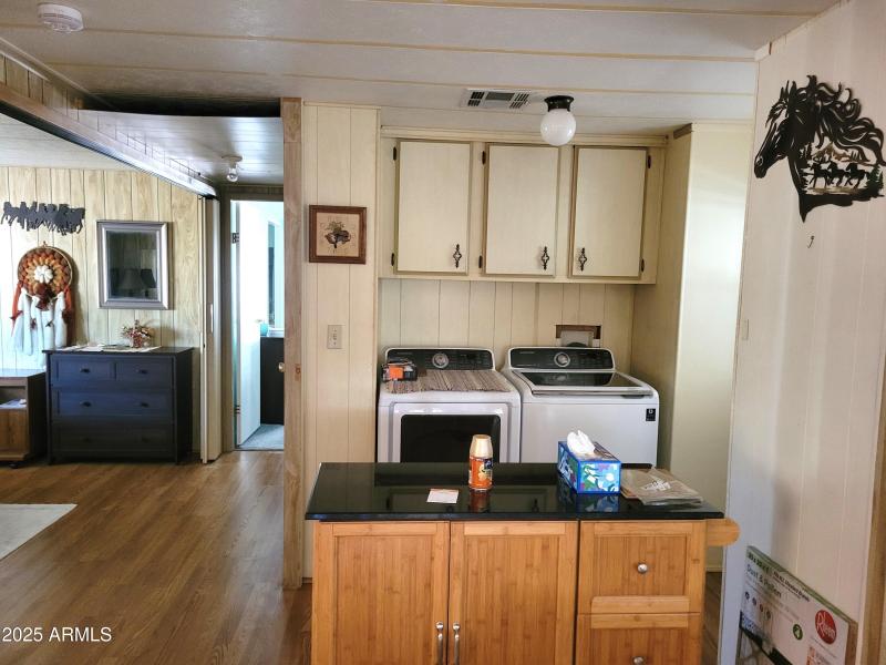 WASHER AND DRYER AREA