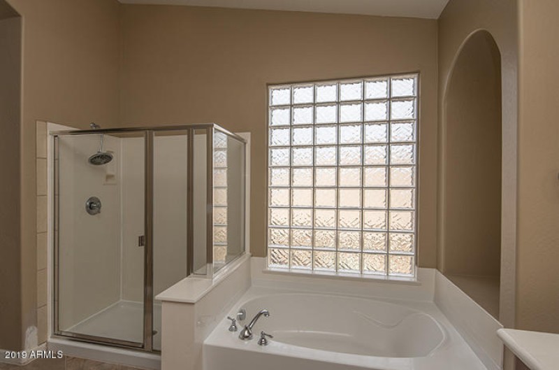 Master Soaking Tub & Shower