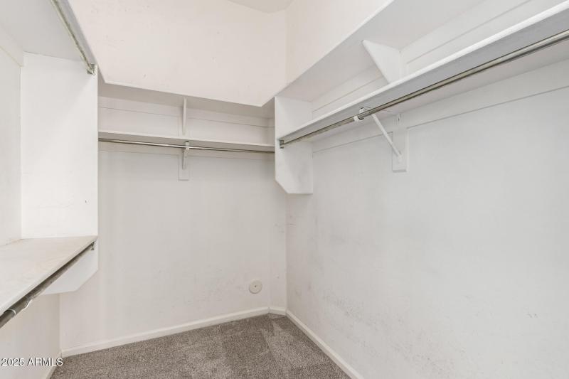 Spacious Walk-In Primary Closet