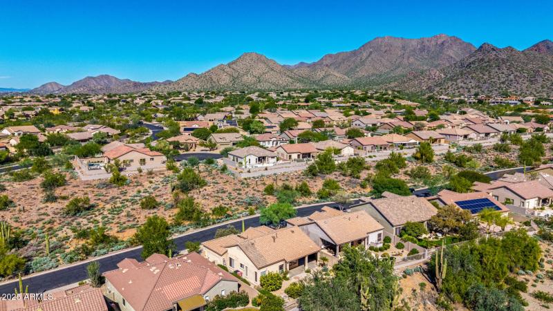 Mountain View Over Neighborhood