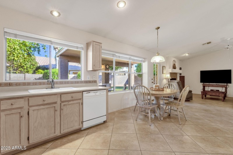 Kitchen to Family Room