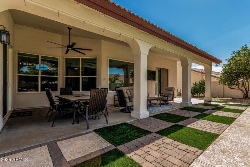 Rear of Home | Patio