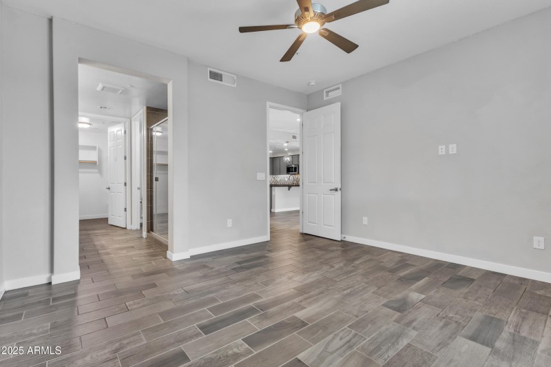 view of main bedroom