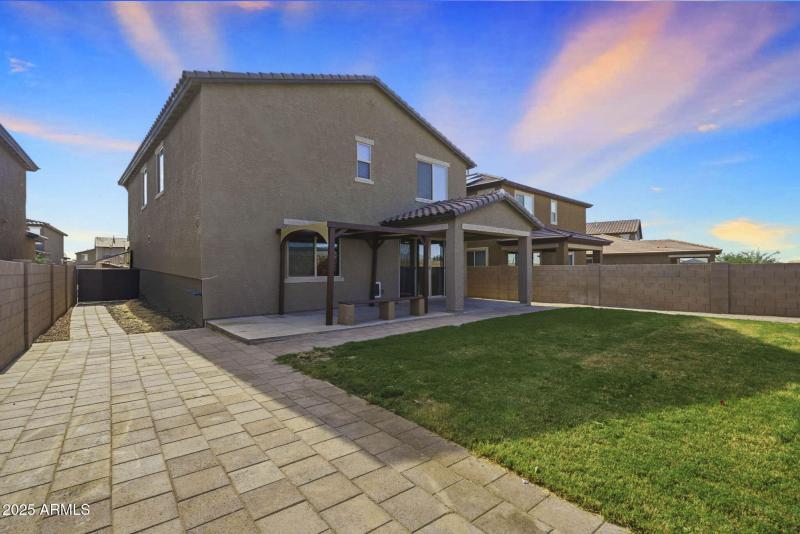 Covered Patio + Real Grass