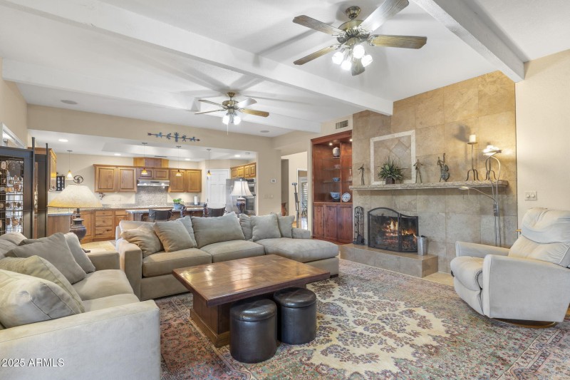 Great Room & Kitchen to Dining & Patio