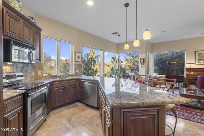 Gourmet Guest Kitchen w/Pantry & Views