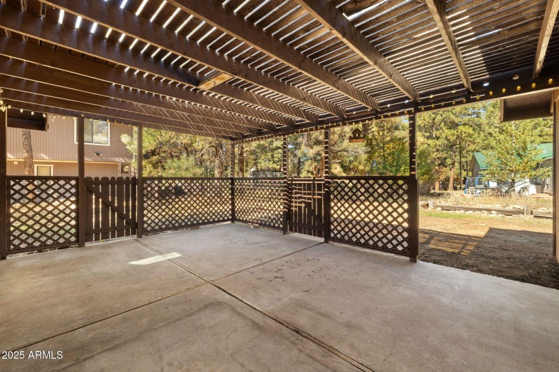 2289 N Elk Run St- Patio with Pergola 3