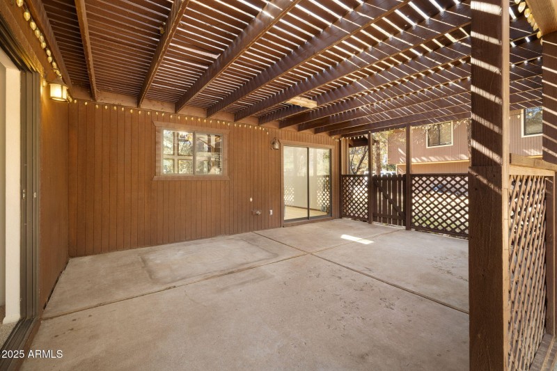 2289 N Elk Run St- Patio with Pergola 2