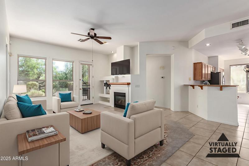 Virtually Staged Great Room