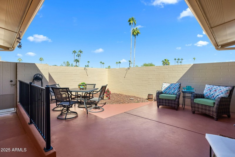 Private Patio Enjoyment!