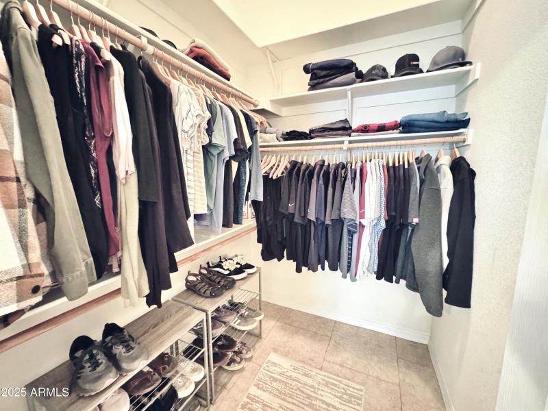 Primary Walk in Closet