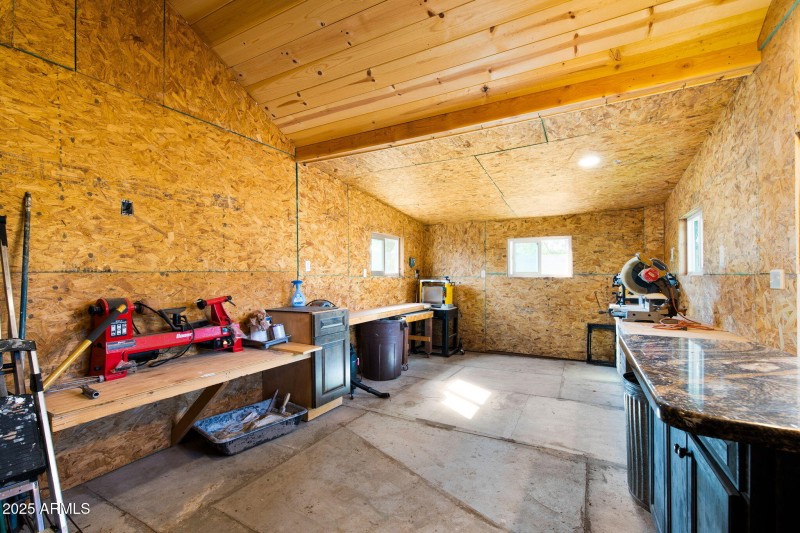 aspen storage building 1 inside view