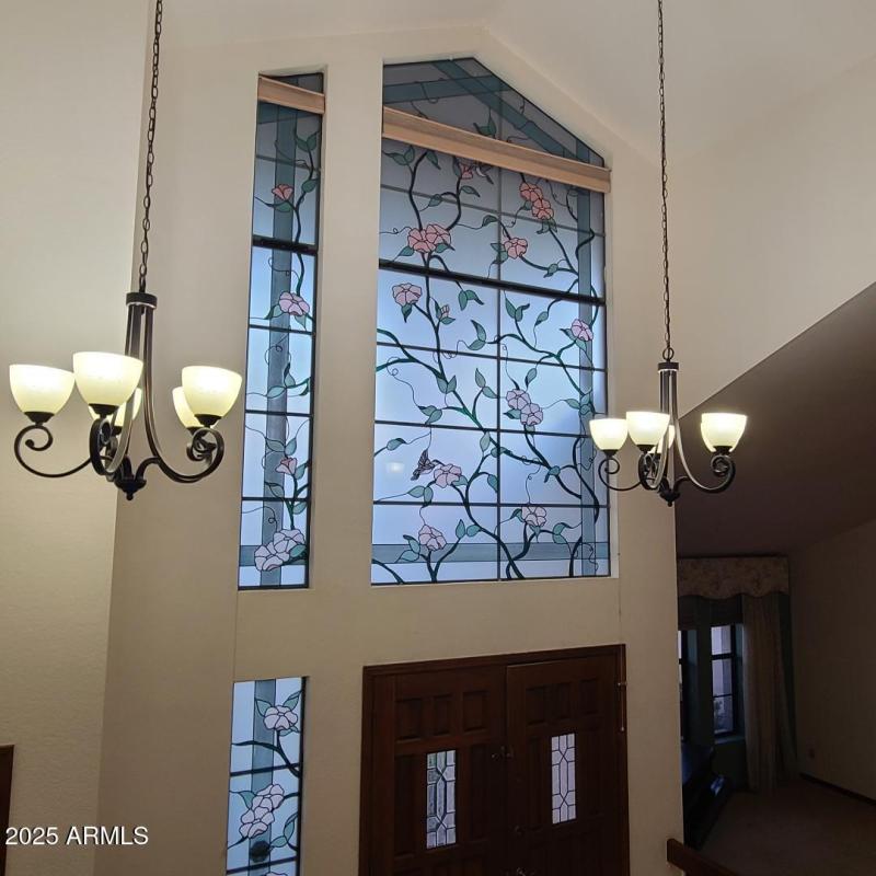 1204 E Glencove stained glass inside