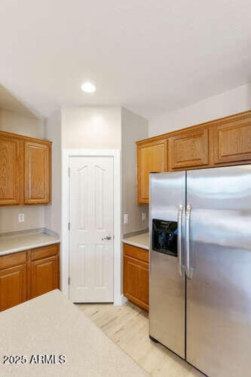 Stainless Fridge remains