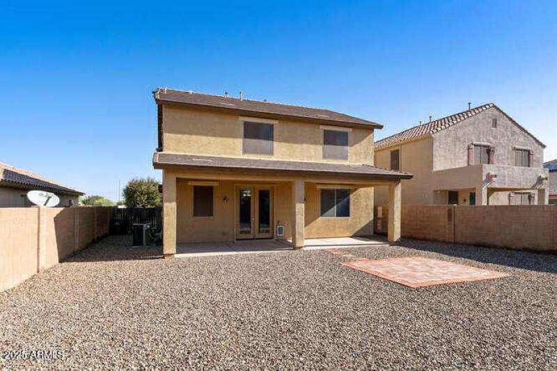Backyard view looking North